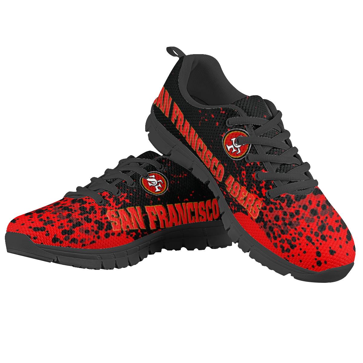 Men's San Francisco 49ers AQ Running Shoes 005